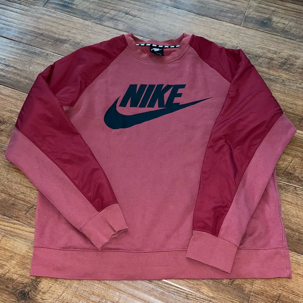 Nike Red Crew Neck Sweater